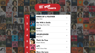 2025 সালের 22 তম সপ্তাহের শীর্ষ 40 পপ গান - শুধুমাত্র হিটস চার্ট