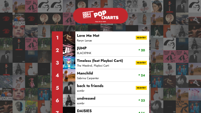শীর্ষ ৪০ পপ গান - ২০২৫ সালের ৩২তম সপ্তাহ - শুধুমাত্র হিট চার্ট