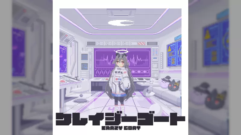 VTuber dziedātāja Yoru no Sumi izdod jauno dziesmu 'Crazy Goat'