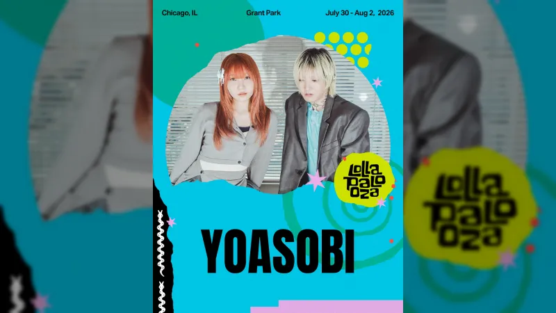 YOASOBI Akan Beraksi di Lollapalooza Chicago pada 2026