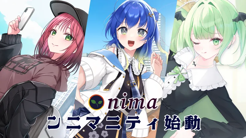 Dự án VTuber Nnnimanity Ra mắt với Ba Nhân vật vào Ngày 16/5