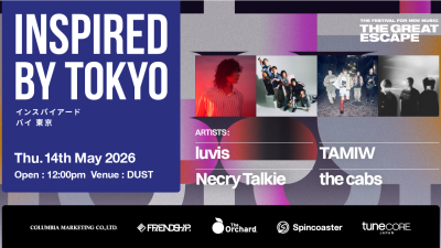 Japanese Artists the cabs, Necry Talkie, luvis, TAMIW Perform at UK's The Great Escape Festival