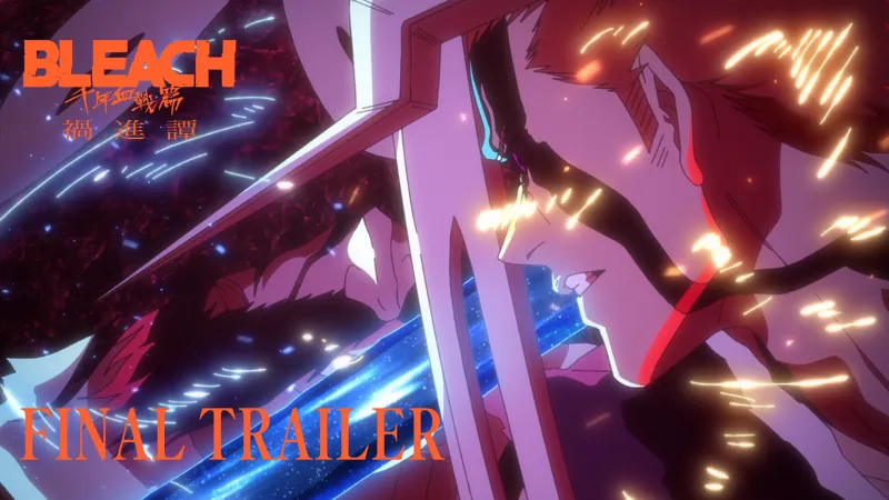 Finální trailer k poslednímu dílu BLEACH odhaluje závěrečnou znělku 'Rasen' od 9Lana