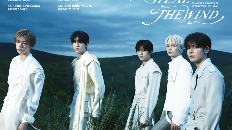 TOMORROW X TOGETHER ilmoittaa 'STEAL THE WIND' Japanin dome-kiertueen vuosille 2026-2027