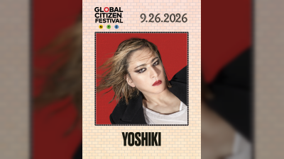 YOSHIKI a zama ɗan wasan Jafan na farko a bikin Global Citizen na New York
