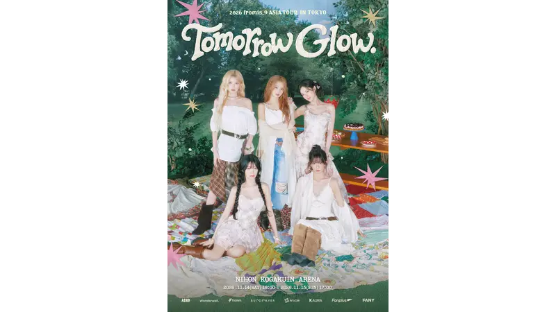 fromis_9 2026 m. Azijos turoje prideda Tokijo datas ir "SEND-OFF" renginį
