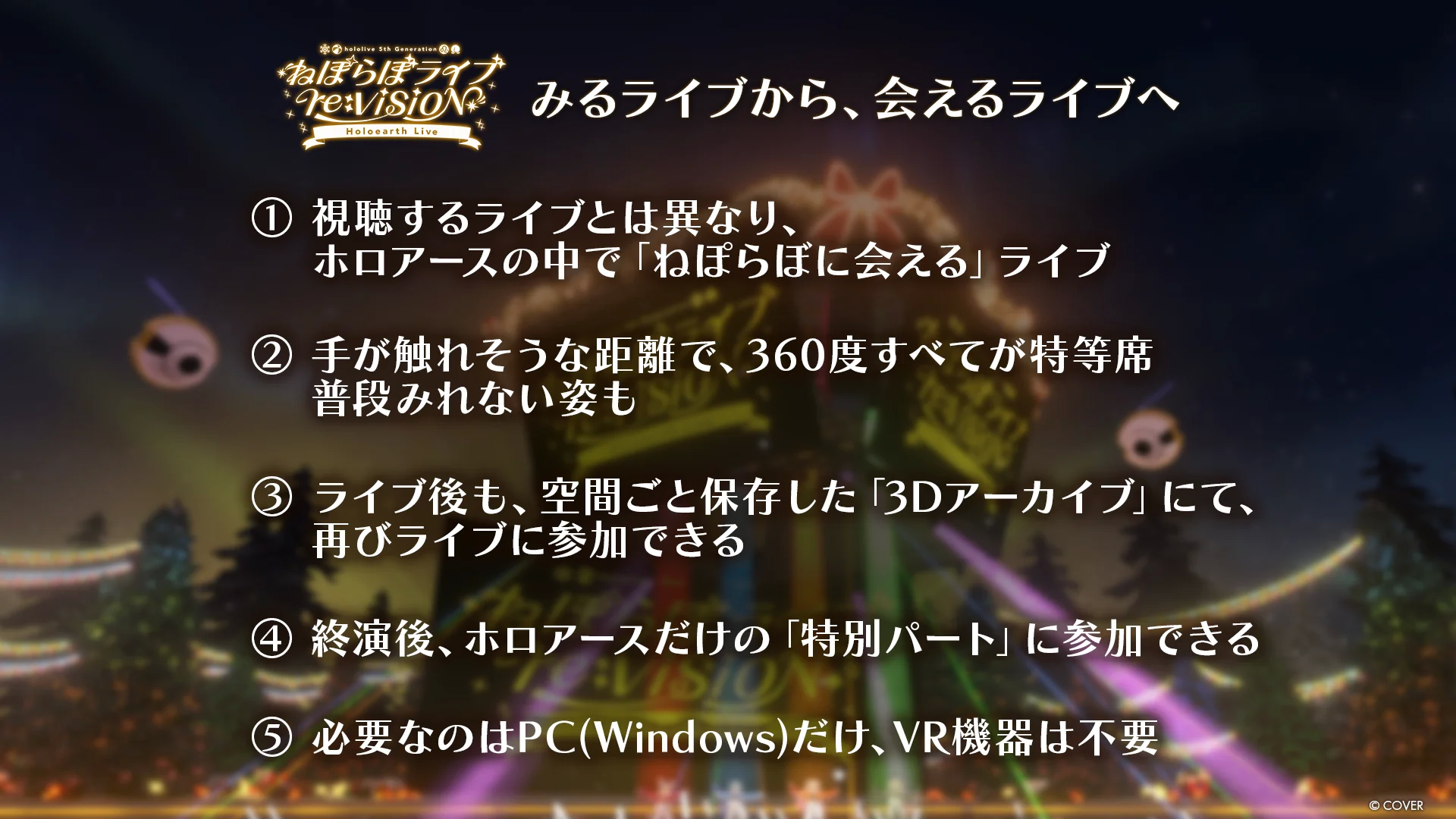 Promotionsbild för Nepolabo Live re:VISION Holoearth Live