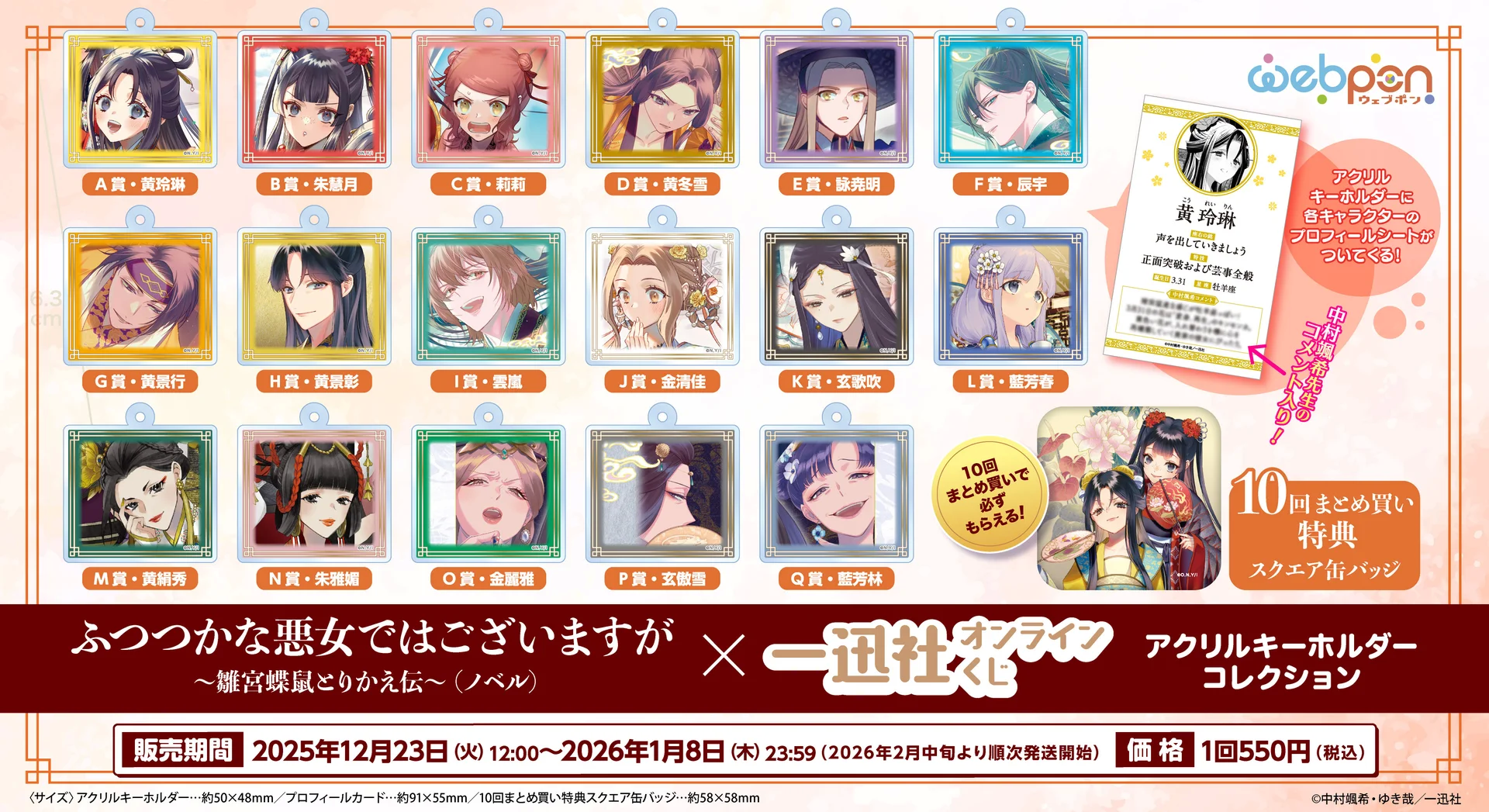 पाचव्या वर्धापनदिन साजरा करणाऱ्या मालिकेसाठी प्रचारक बॅनरसह अॅनिमे पात्रांचा कोलाज