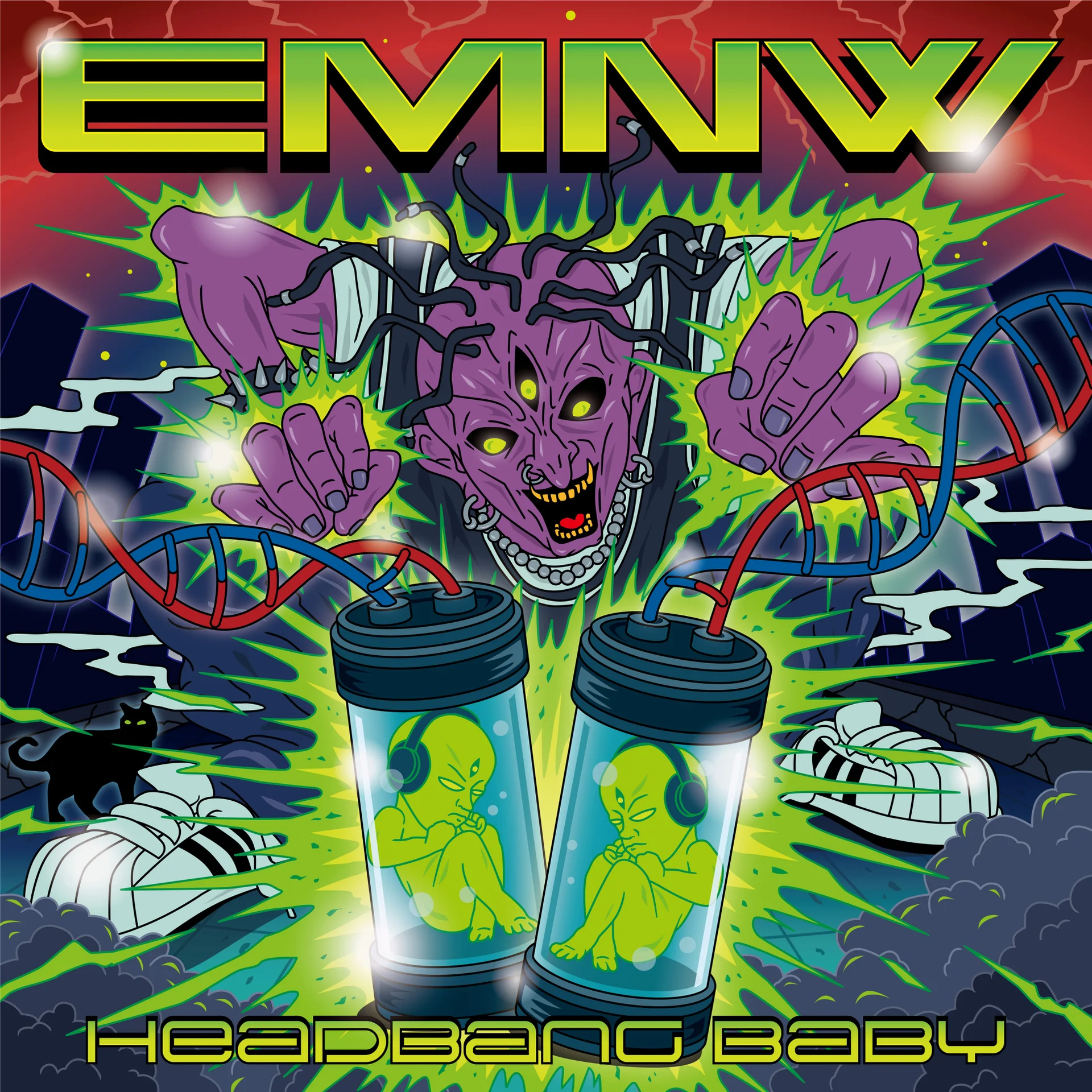 EMNW 'Headbang Baby' albumborító