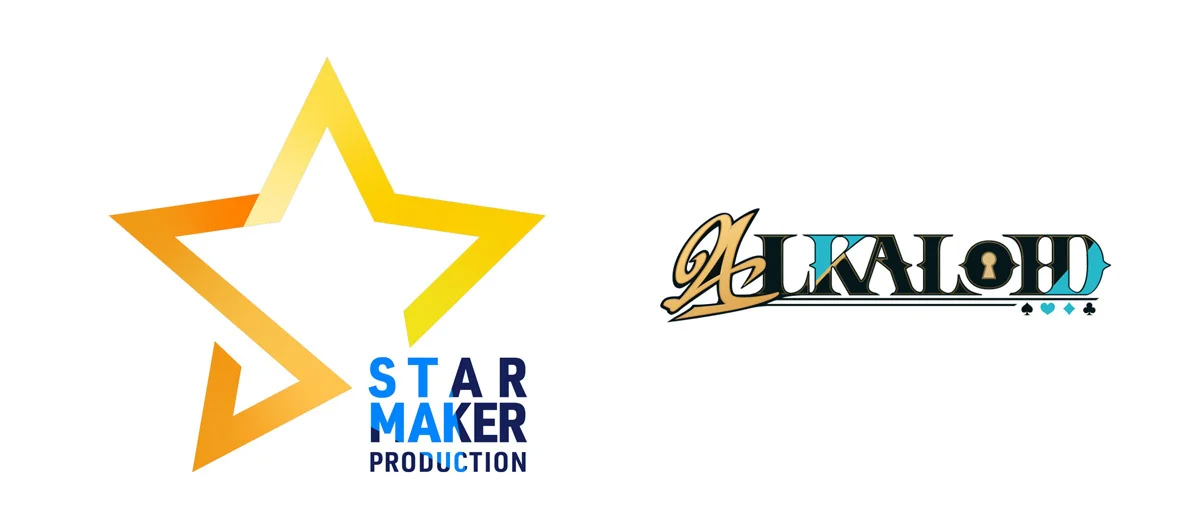 Star Maker Production we ALKALOID toparynyň logotipleri