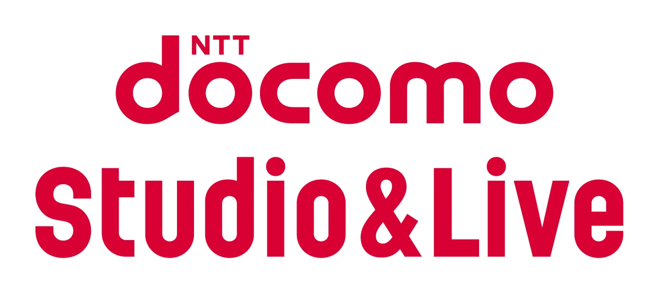لوگوی NTT docomo Studio & Live به رنگ قرمز
