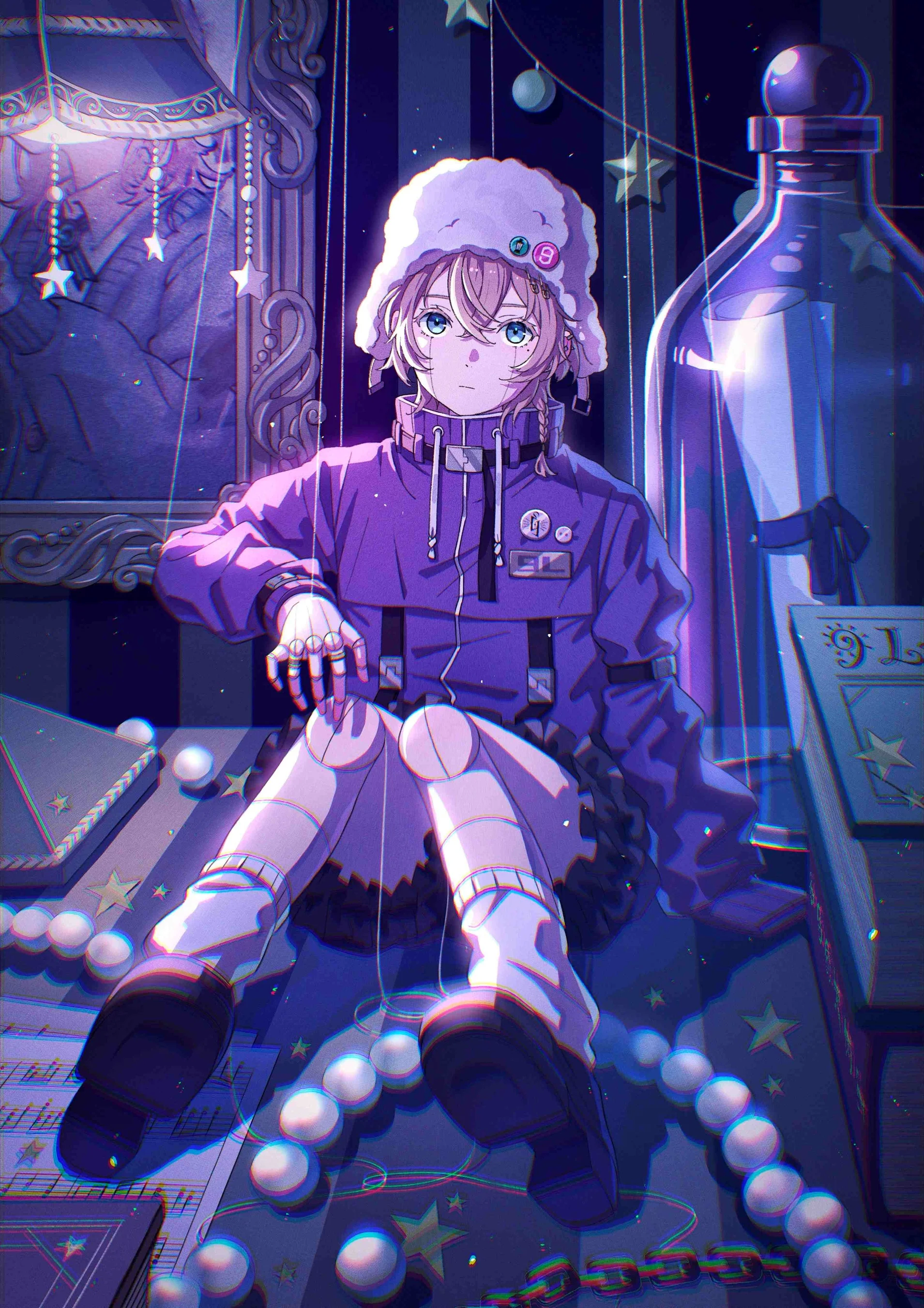 Scenă cu personaj în stil anime de la 9Lana