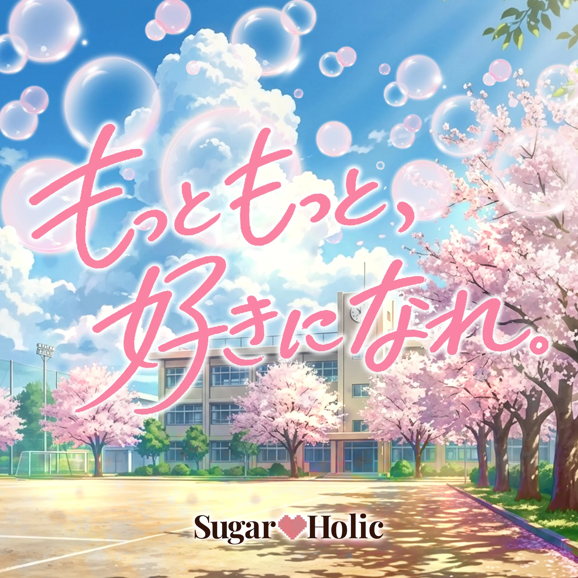 Anime-style illustration for the song Motto motto, Suki ni nare