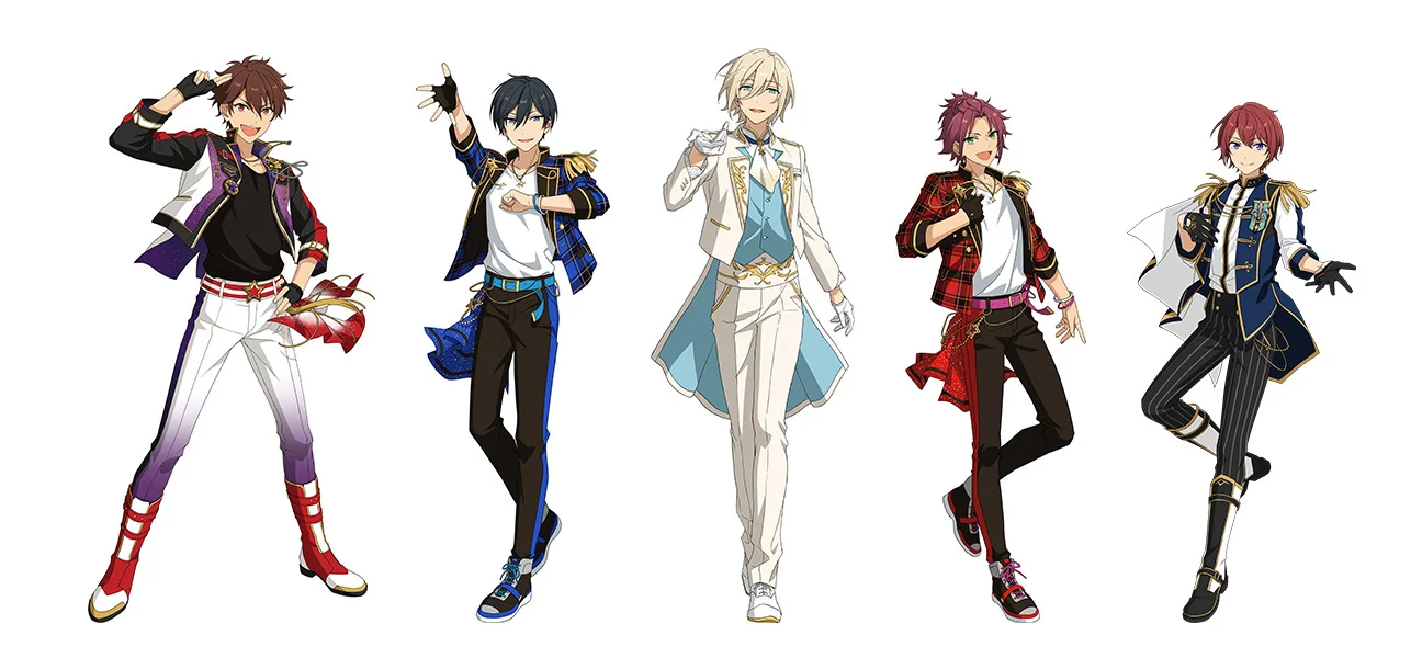 Les cinq membres de Dream Diary posant ensemble