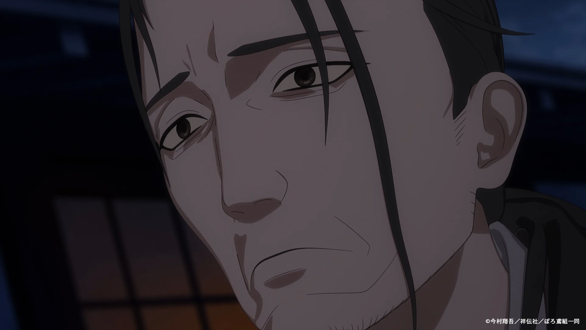 Anime character in dim lighting