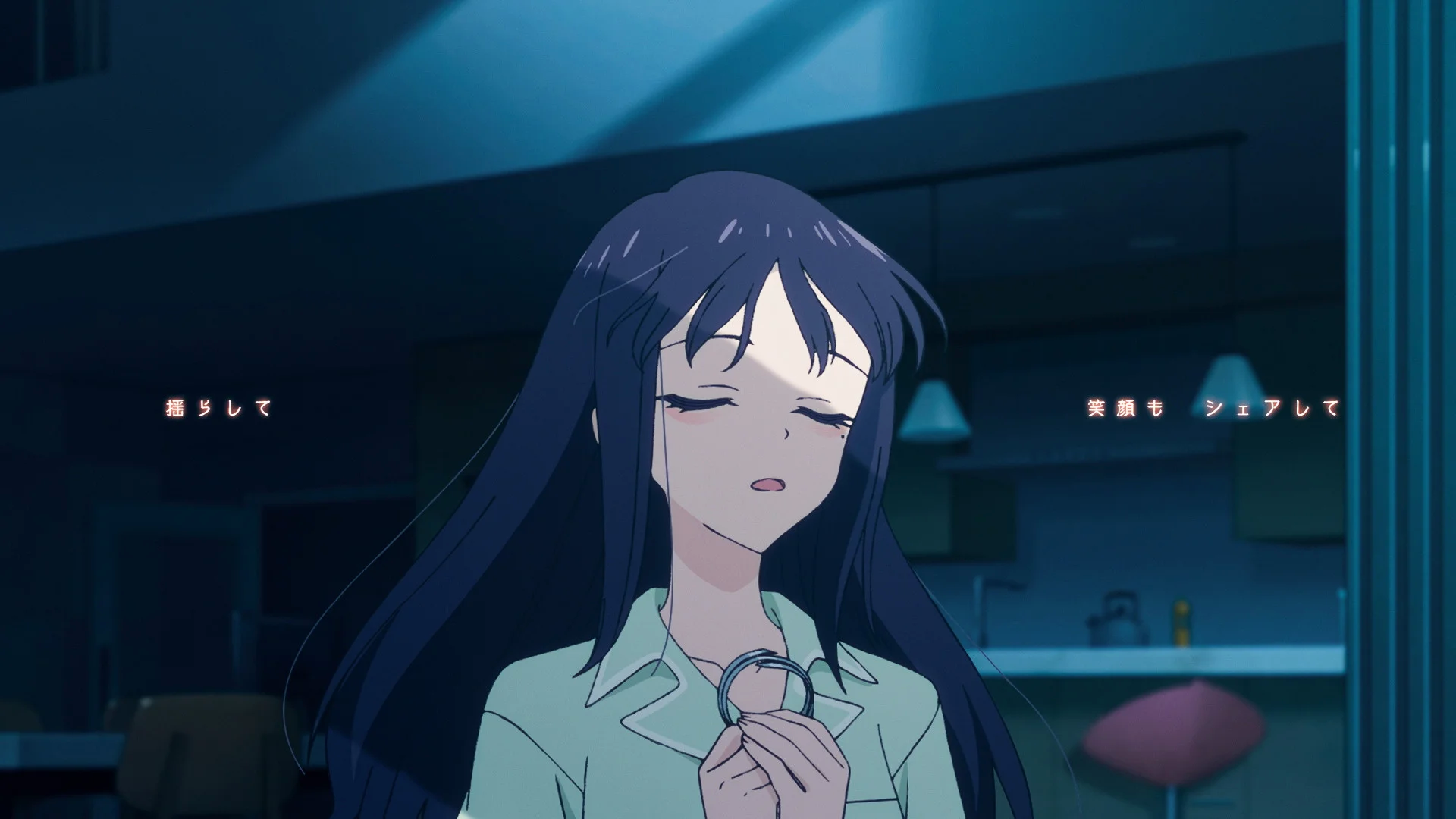 Gweledfa hyrwyddo ar gyfer ehangiad theatrig Super Kaguyahime!