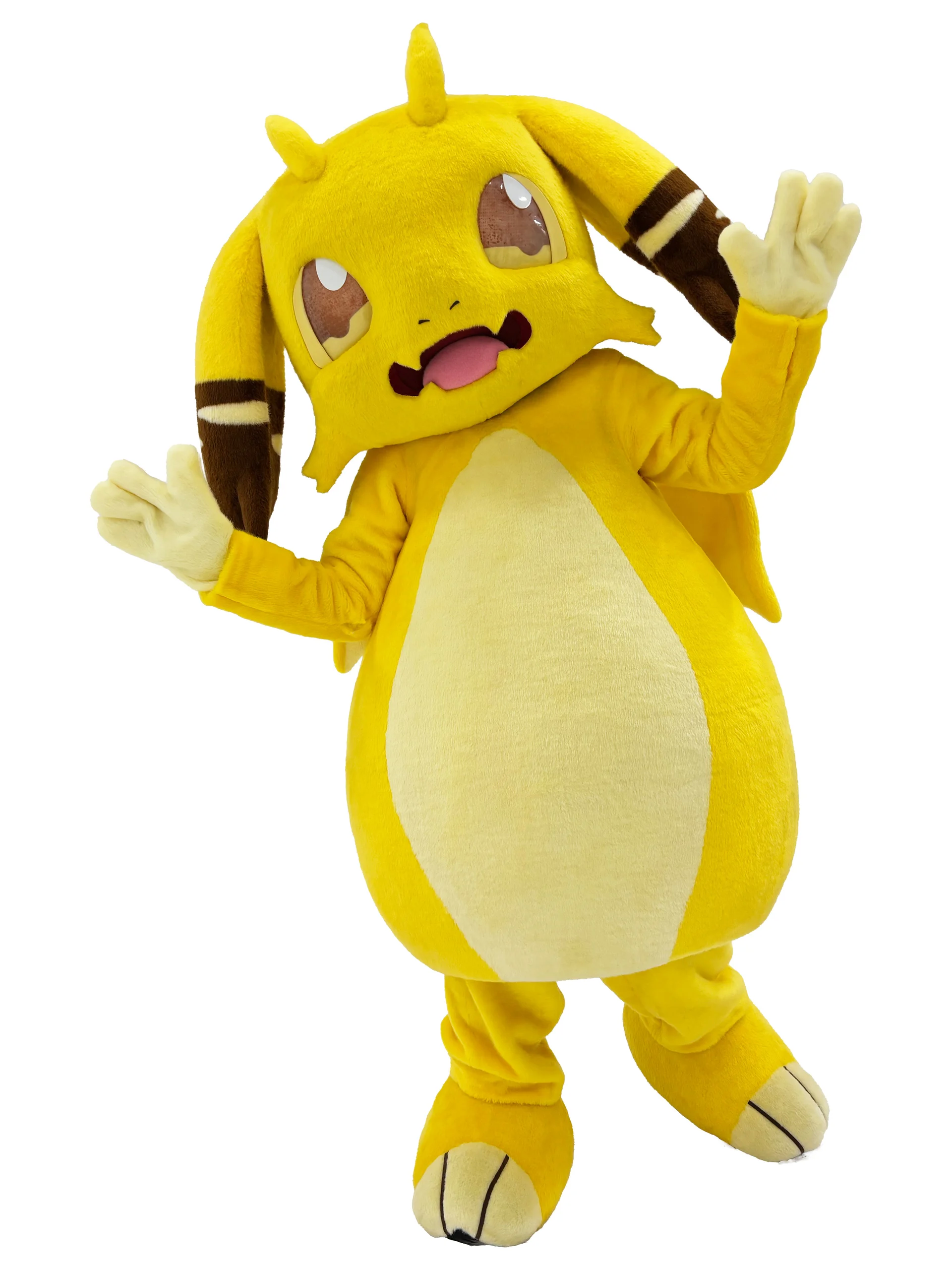 Ilucia-kun lohikäärme maskotiasu heiluttaa