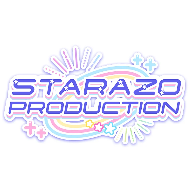 Logotip colorit per a STARAZO PRODUCTION