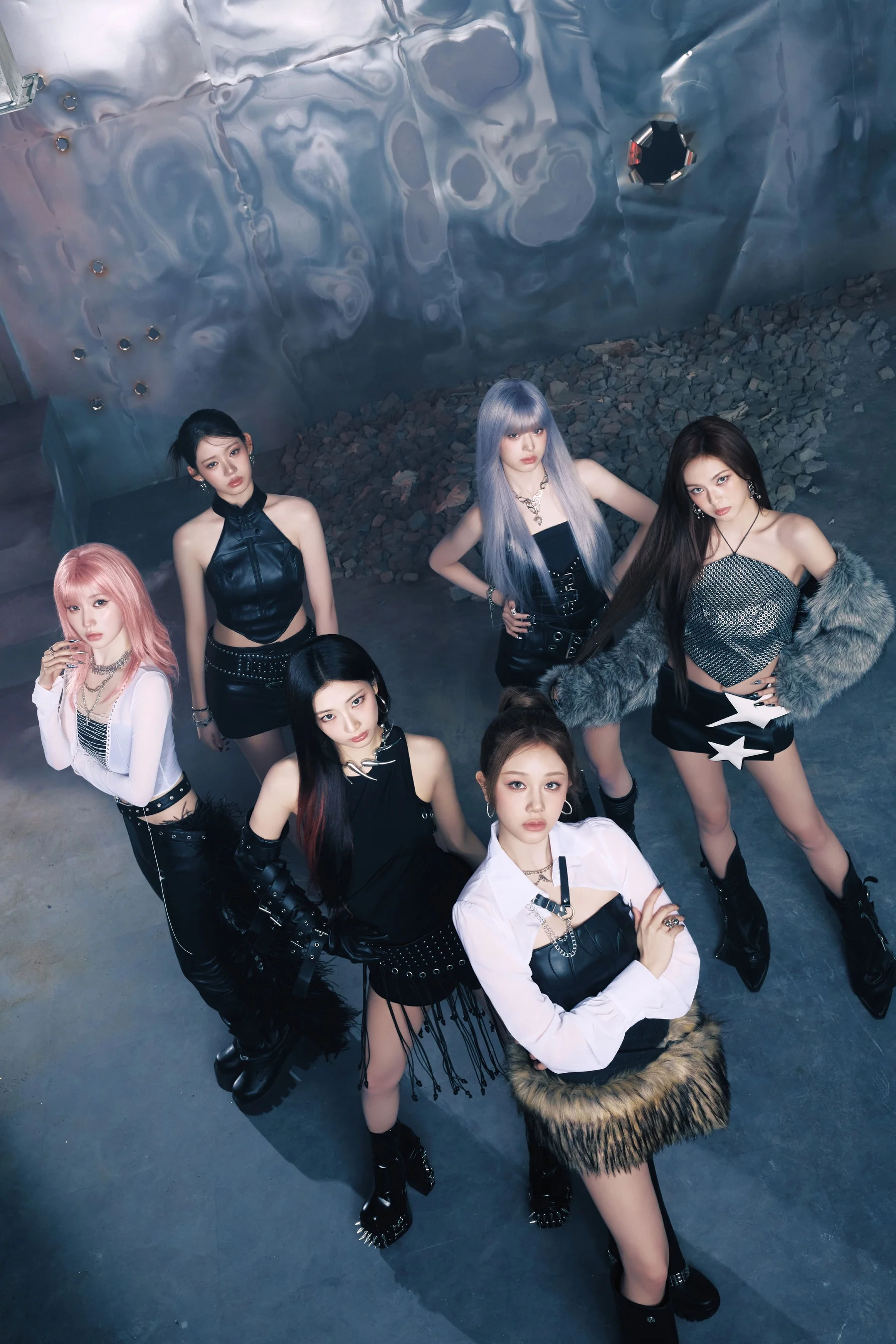 BABYMONSTER members in a stylish photoshoot