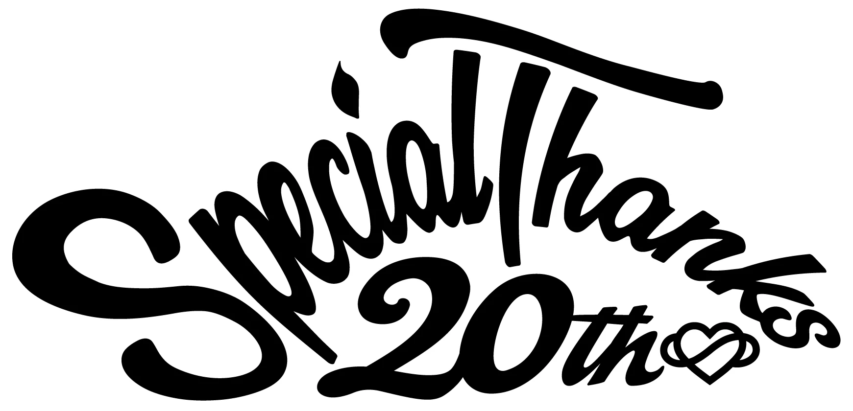 SpecialThanks 20th anniversary logo with heart symbol