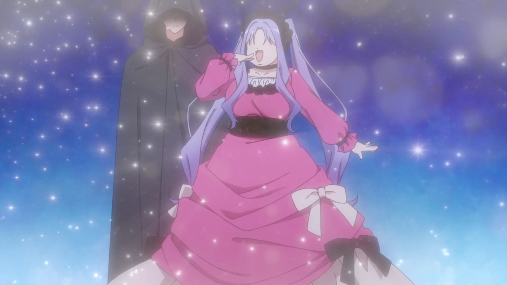 Celine og Wilfred under en stjernehimmel