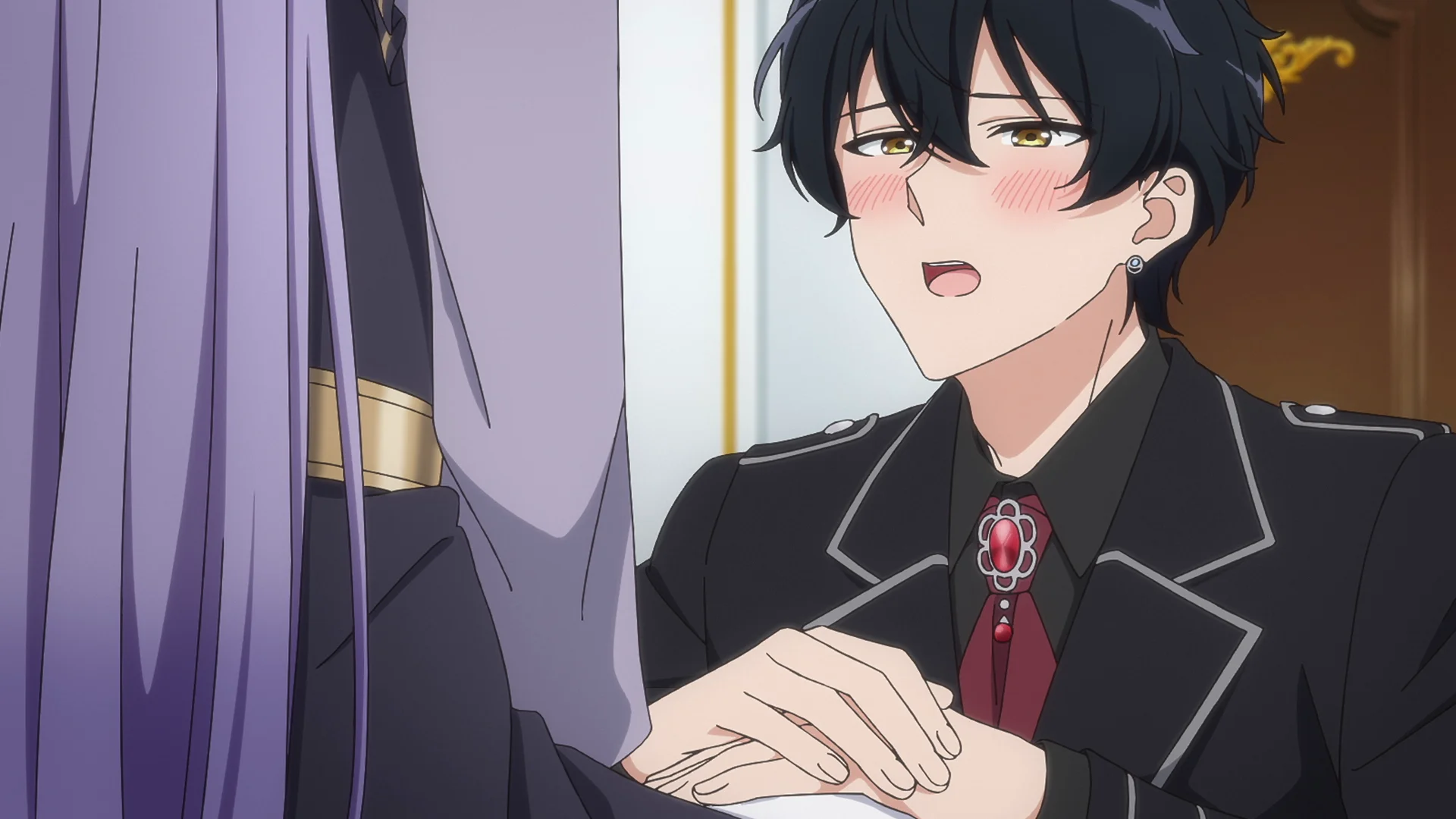 Wilfred holder Celines hænder