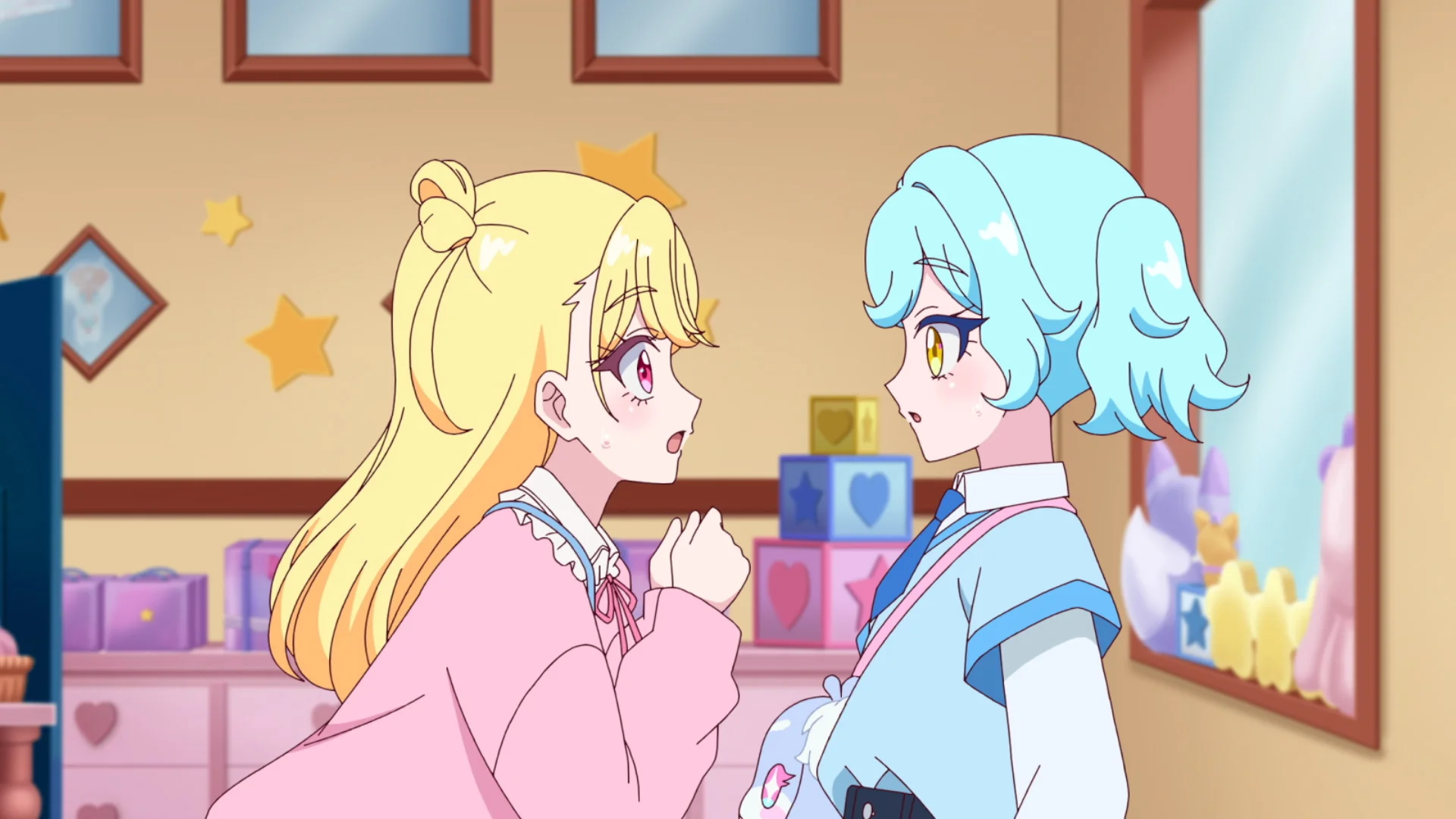 Żewġ karattri Onegai Aipri f