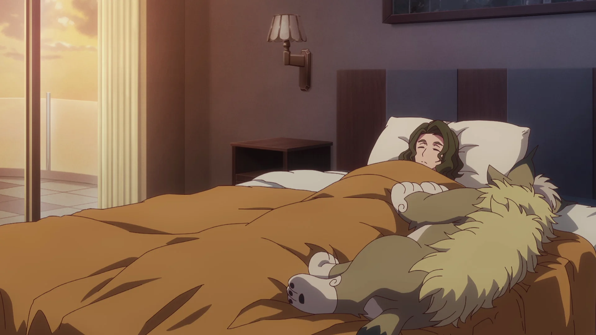 Anime karakter dat mei in Digimon sliept