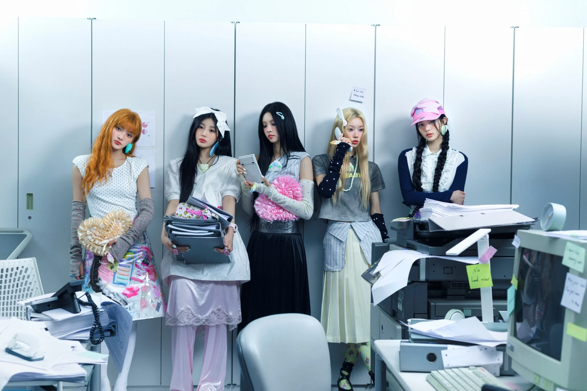 ILLIT members in an office setting