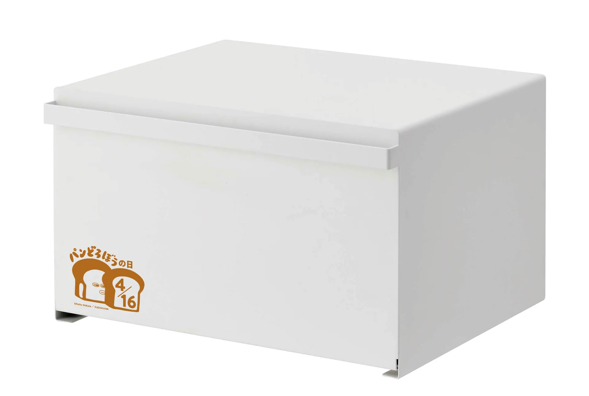 Λευκό κουτί με χρυσό λογότυπο Pan Dorobō no Hi