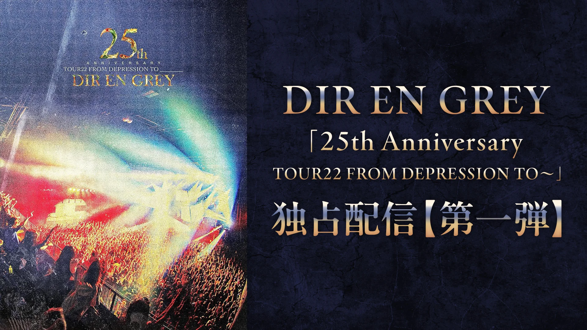 <a href="https://onlyhit.us/music/artist/DIR%20EN%20GREY" target="_blank">DIR EN GREY</a> 25주년 콘서트 홍보 이미지