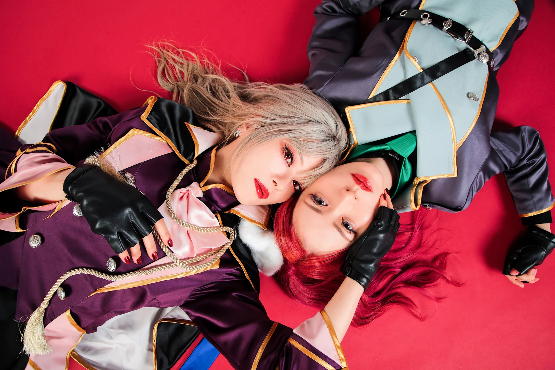 Costumed performers from the Re: Crescendo! project