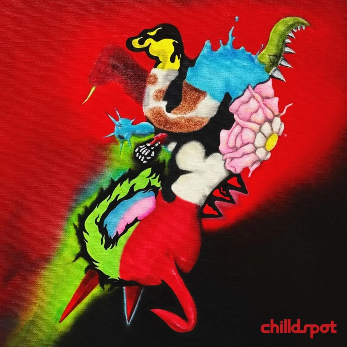 Surreal, colorful artwork for chilldspot