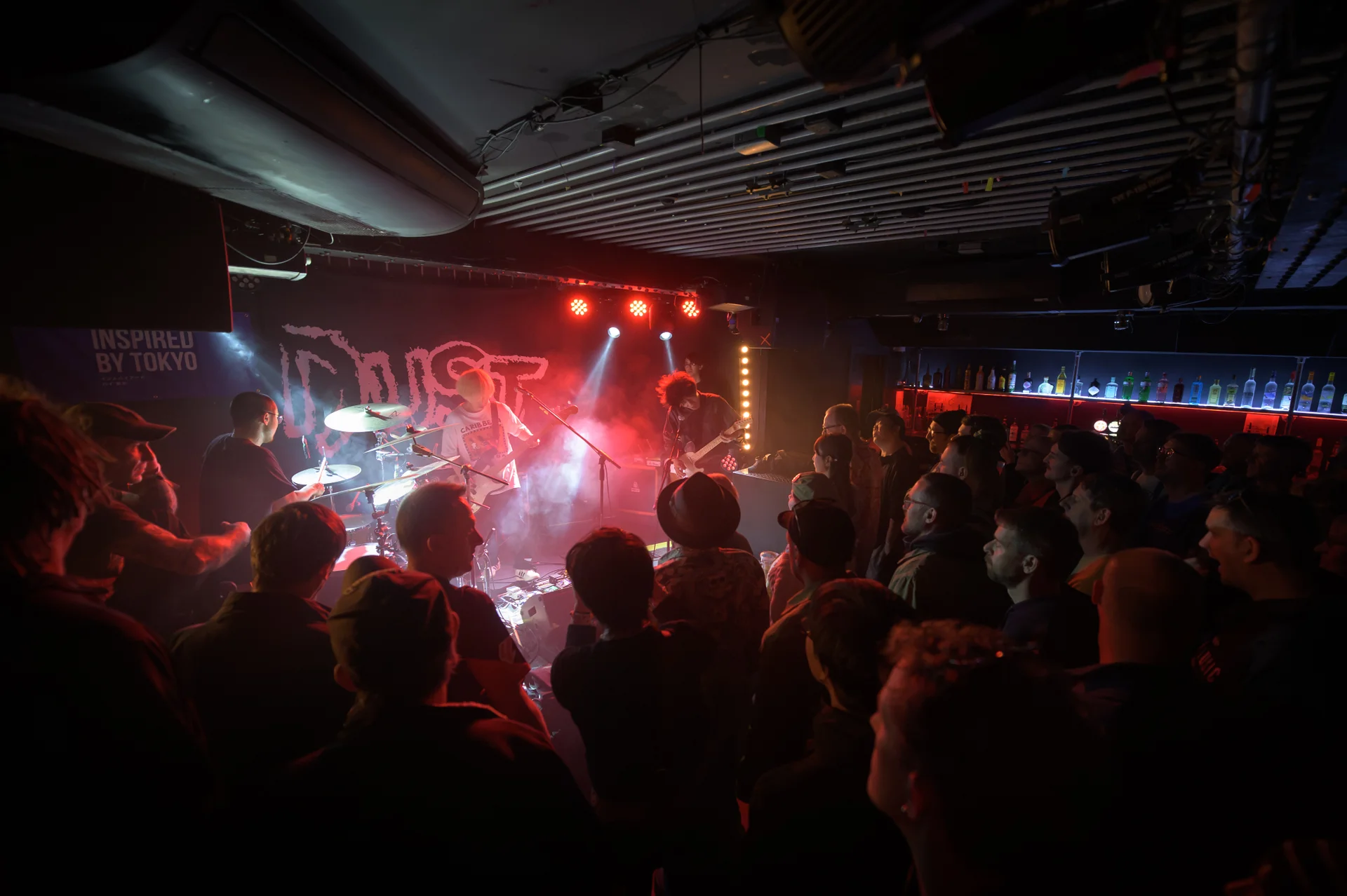 Band performing on stage at the Inspired by Tokyo showcase