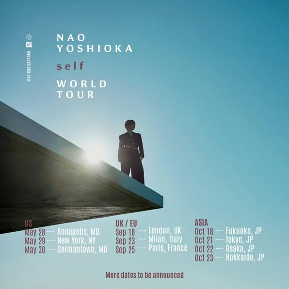 Nao Yoshioka en un terrat amb dates de gira