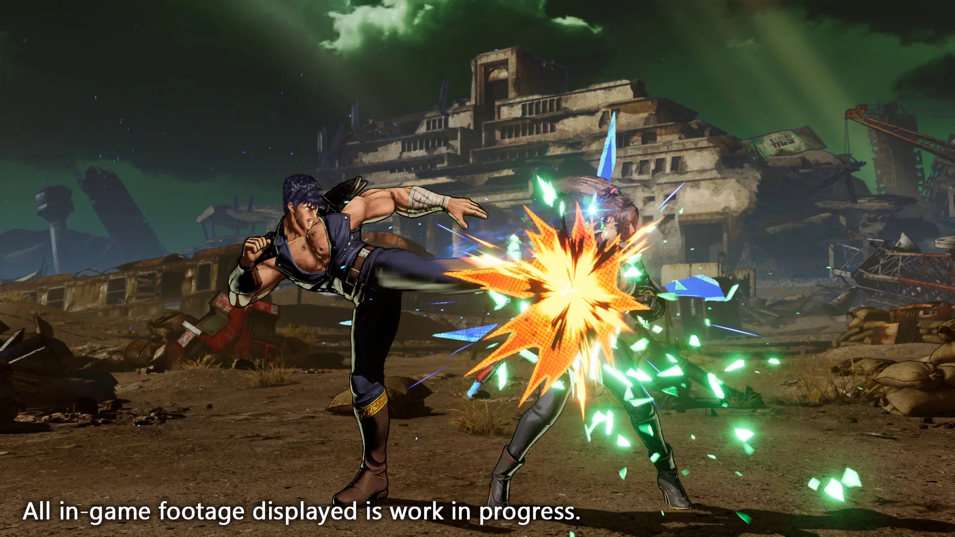Kenshiro se bori s likom u City of the Wolves