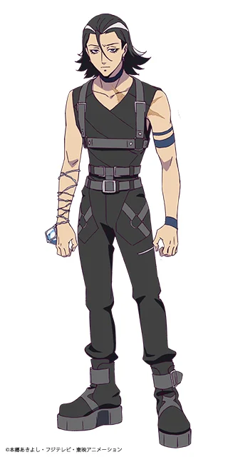 Gara geýimli Digimon Beatbreak personažy