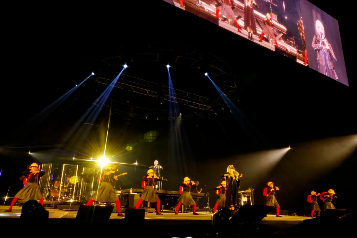 ReoNa performing on stage at Animelo Summer Live 2026