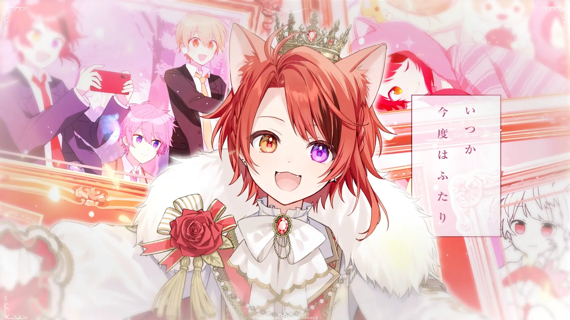 Anime-style character in royal attire
