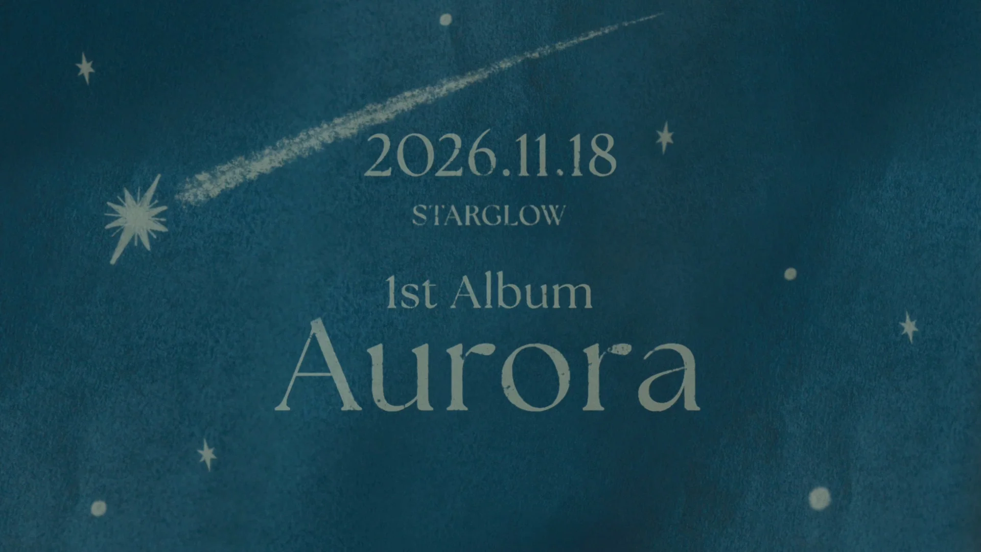 STARGLOW 1st Album Aurora promotional image