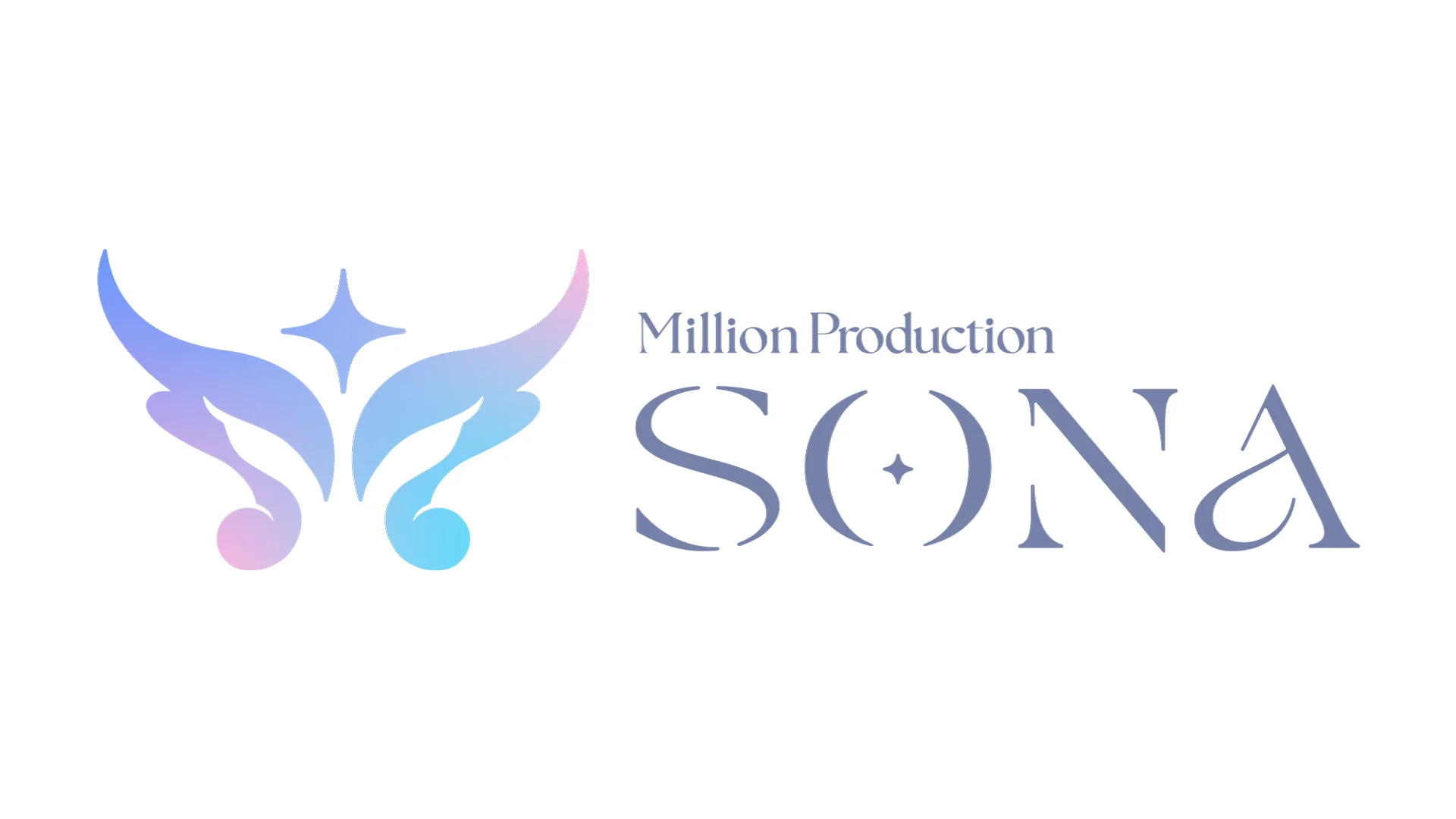 Million Production SONA logo with stylized text and wing design