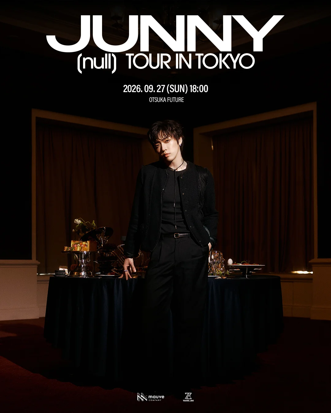 Reklámgrafika <a href="https://onlyhit.us/music/artist/JUNNY" target="_blank">JUNNY</a> [null] TOUR IN TOKYO koncertjéhez