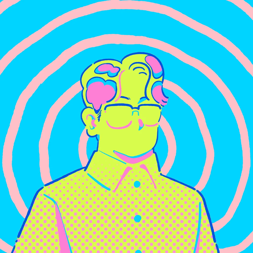 Psychedelic artwork from TAK