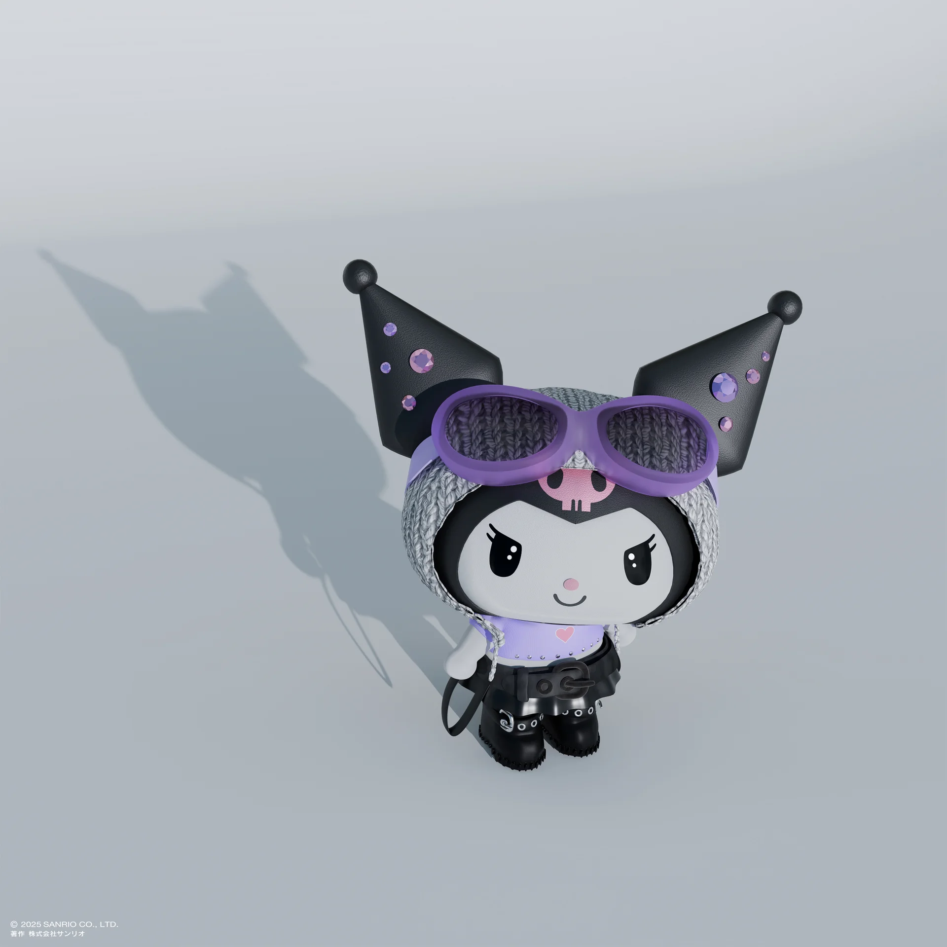 KUROMI lik u kapuljači i naočalama