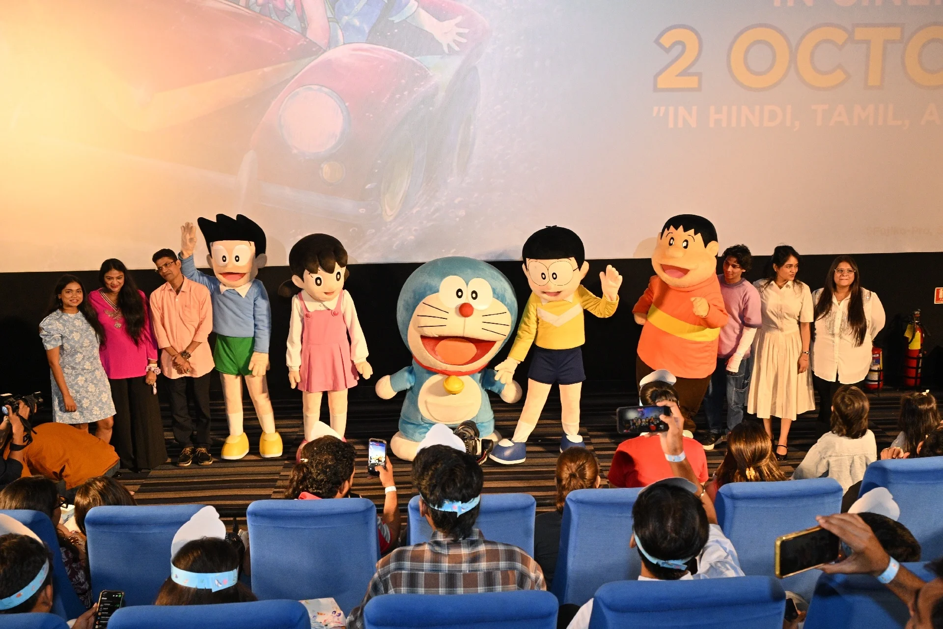 Públic i mascotes de Doraemon a l
