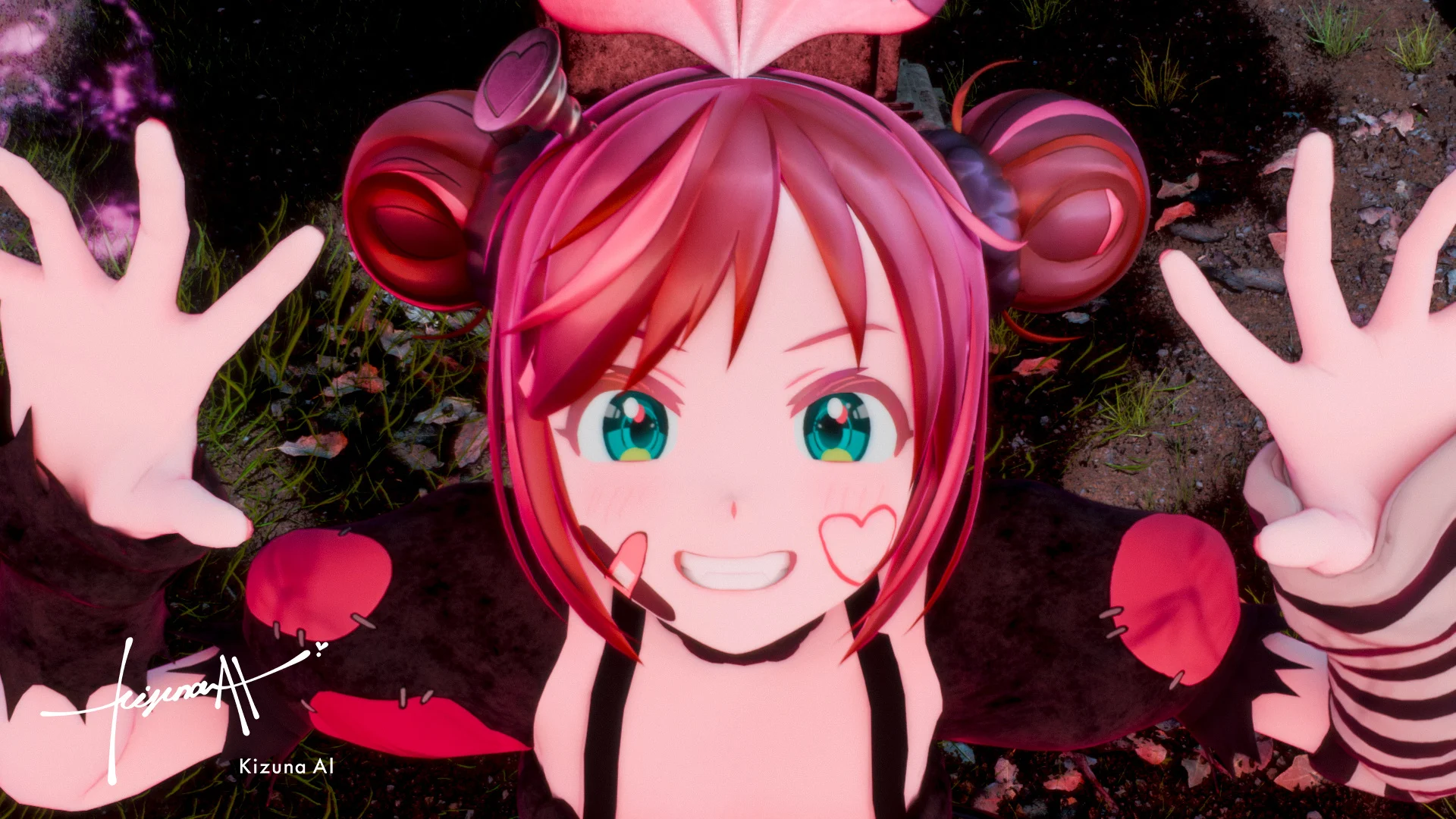 Kizuna AI i Halloween-kostume