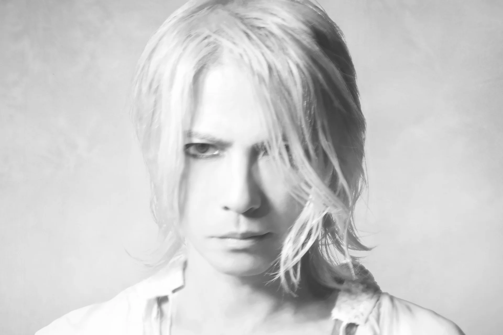 Swart-wyt portret fan hyde