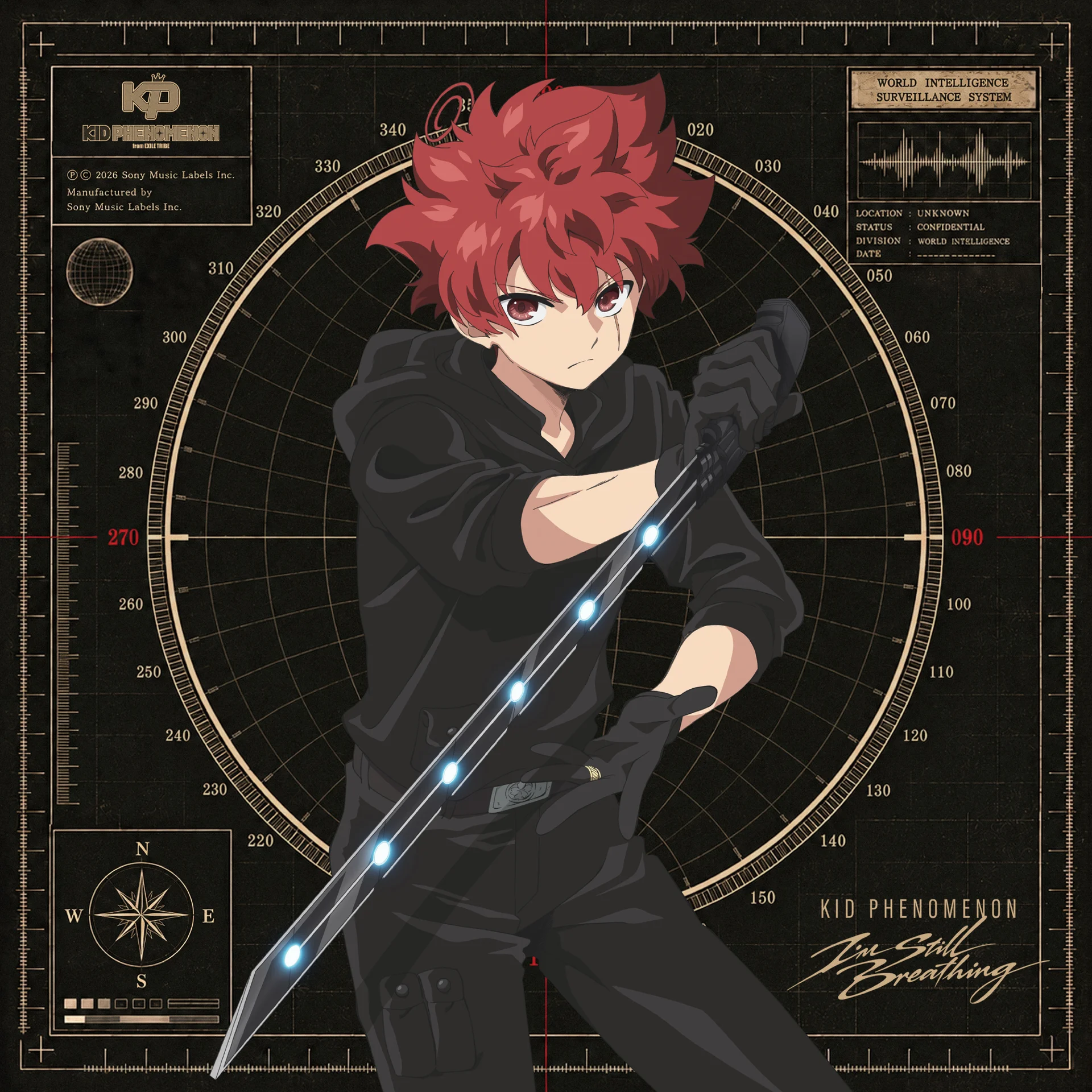 Anime character key visual