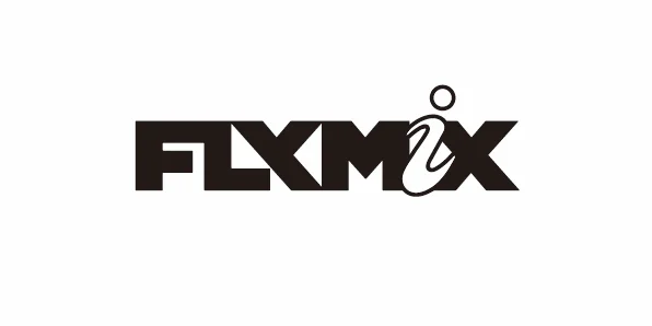 FLYMiX-Logo in stilisierter schwarzer Schrift