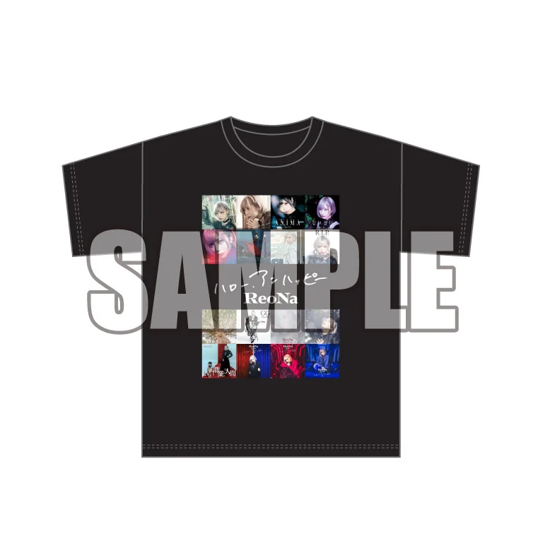 T-Shirt-Design mit ReoNa-Album-Covern